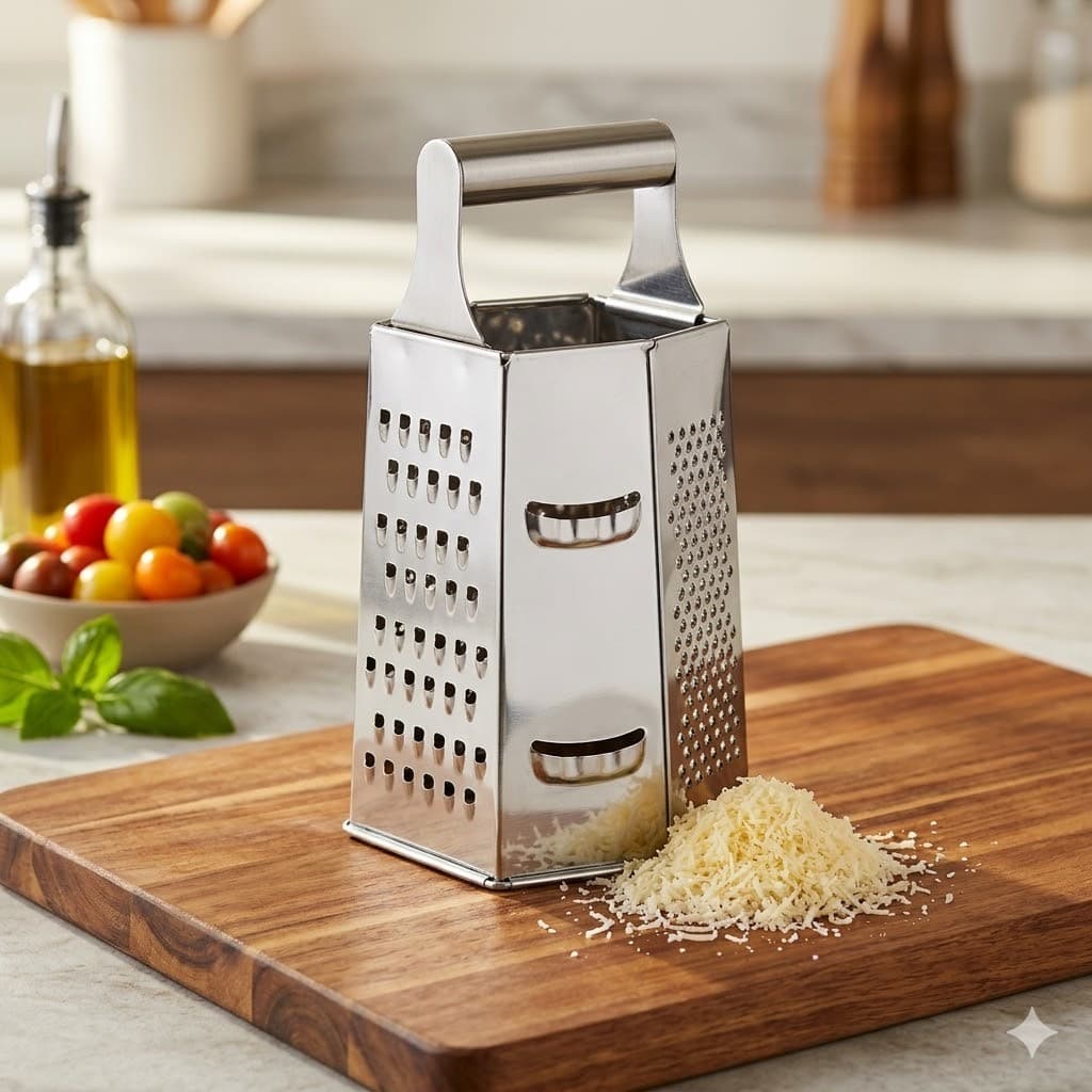 Ralador 6 faces Hexagonal Inox Cozinha