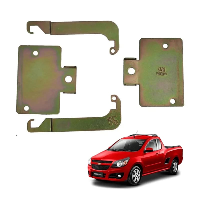 Kit Suporte De Trava Elétrica Para Nova Montana (Agile) 2 Portas