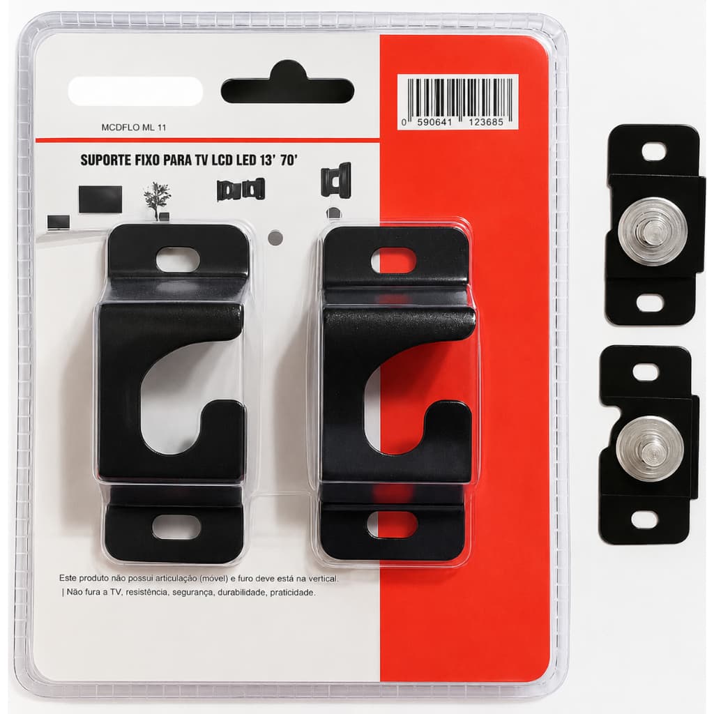 Suporte para TV Fixo de Parede de 13 à 70 polegadas