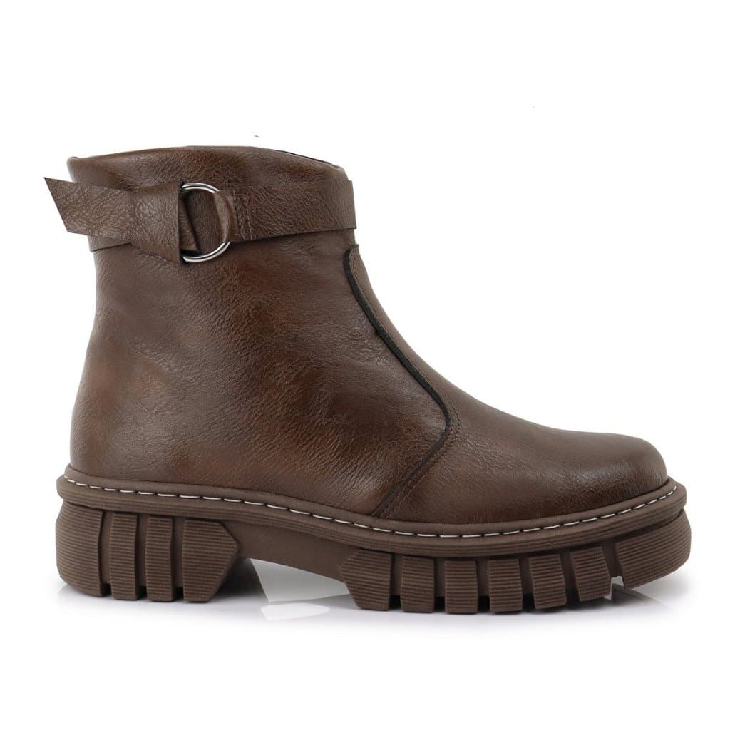 bota coturno botinha solado tratorado bota feminina