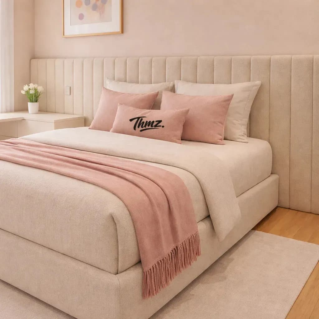 Cabeceira Cama Box 110x20 Módulos Estofados Retangulares Premium Solteiro Casal Queen King