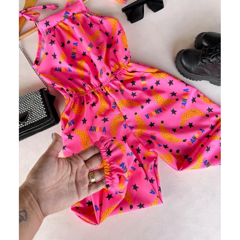 Macacão Bananice - Roupa infantil - Moda blogueirinha - Roupa colorida e confortável