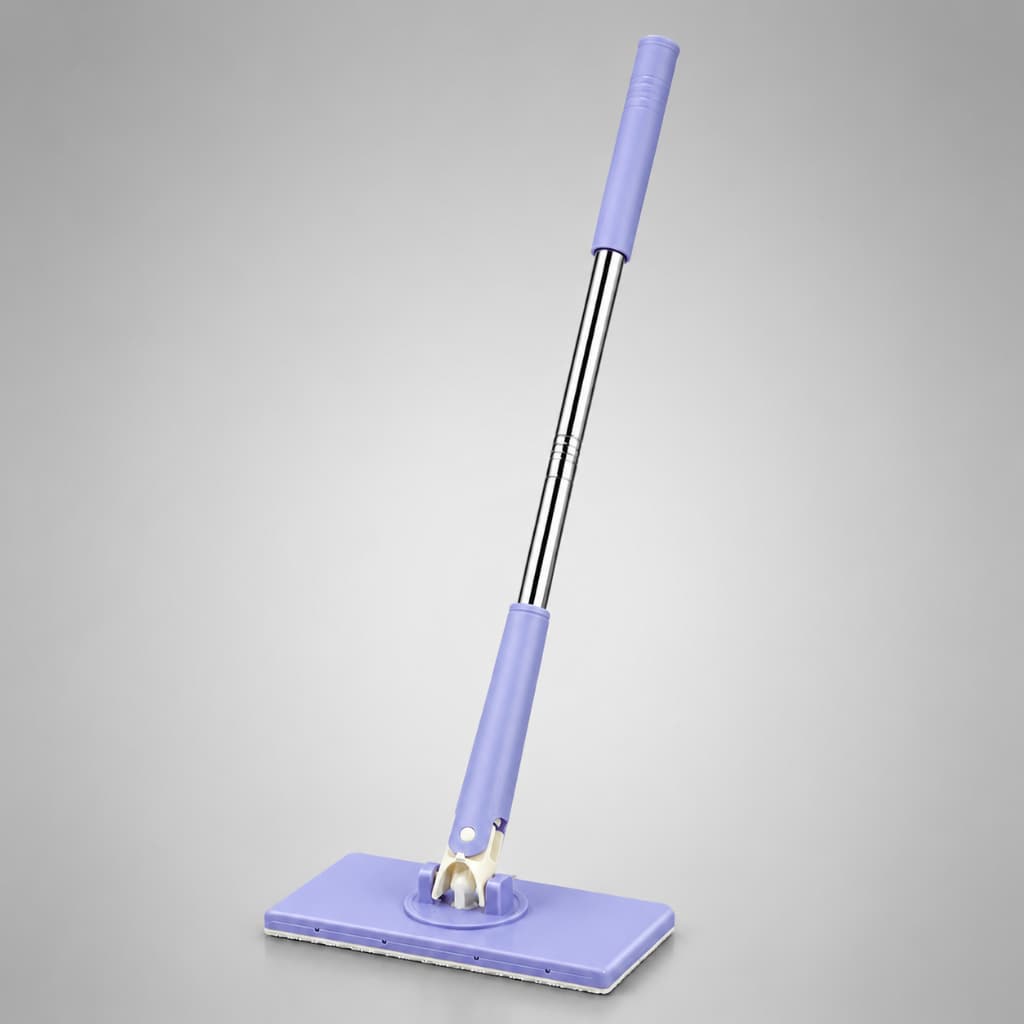 Mini Mop Articulado Ajustável Inox Limpa Vidros Piso Azulejo Multiuso