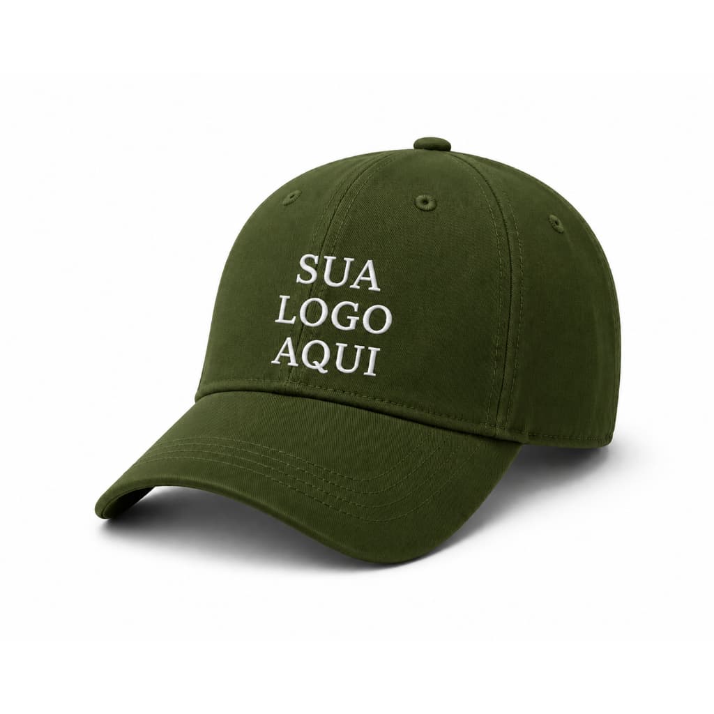 Boné Personalizado Na DTF Sua Arte Aqui Ajustável Unissex