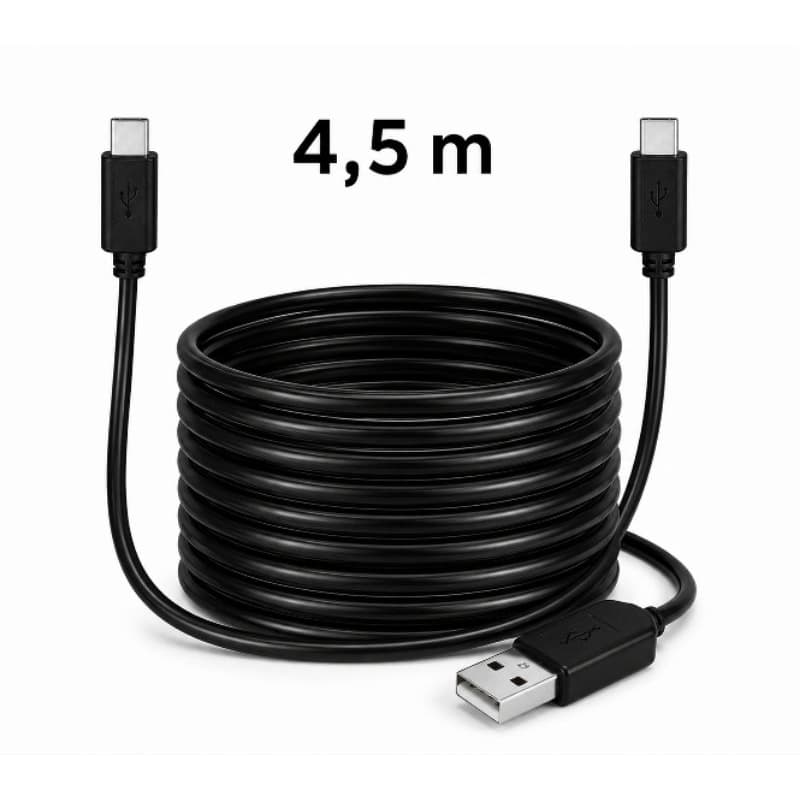 CABO USB DUPLO TIPO-C 4,5MT - Cabo Grande Cabo tipo C