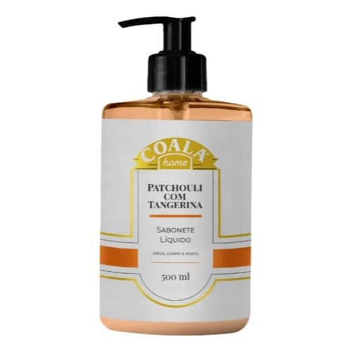 Sabonete Líquido Cheiroso Perfumado Aroma Patchouli Com Tangerina 500ml