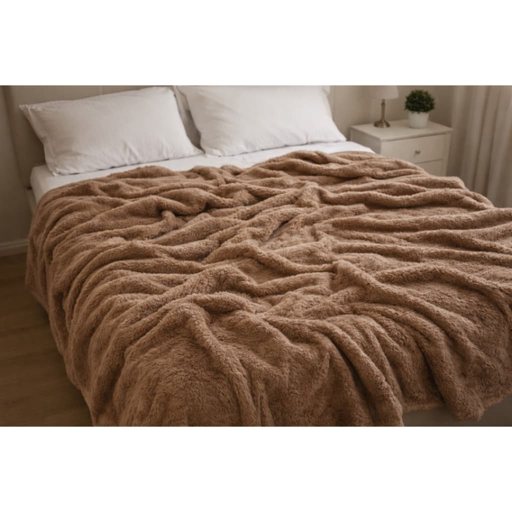 Manta Soft Casal Premium Toque Ultra Macio – Quentinha, Elegante e Super Confortável para o Inverno
