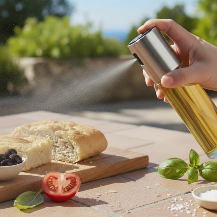 Kit Borrifador Spray Pulverizador De Azeite E Óleos