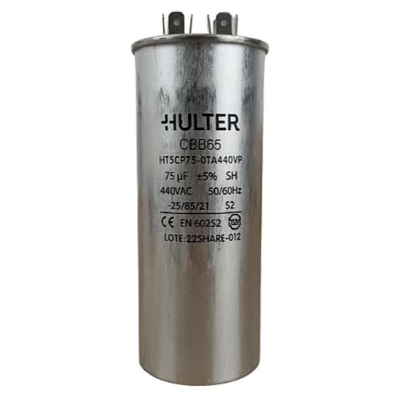 Capacitor 75UF 440V Terminal Metal