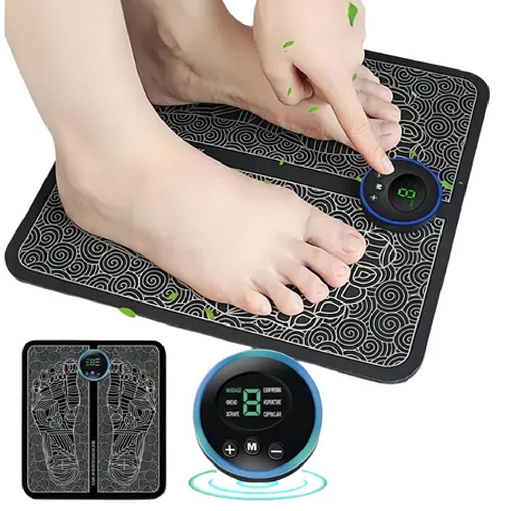 Tapete de Massagem EMS Relaxante para Pés e Pernas
