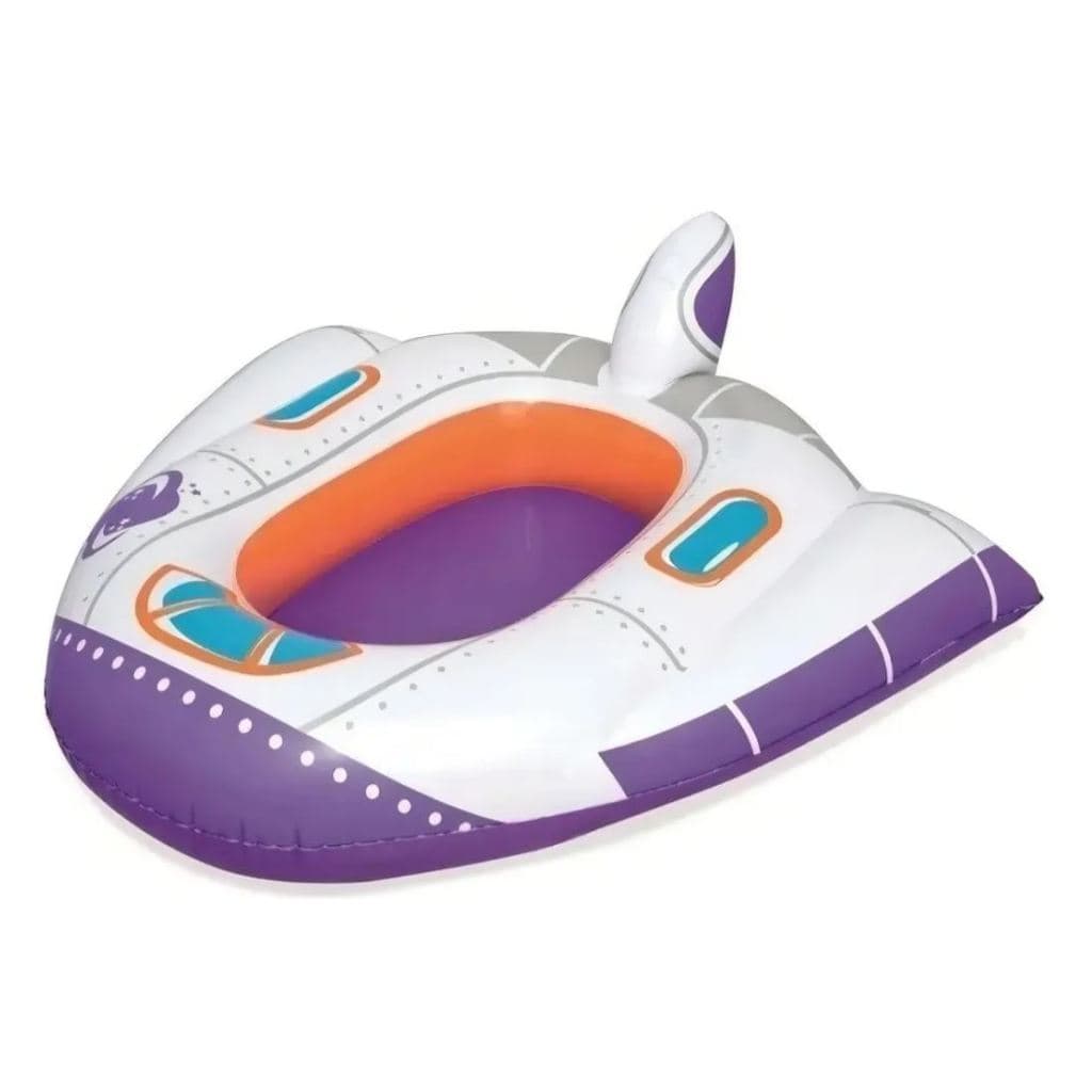 Boia Bote Inflável Infantil Inflável Bebe Criança Piscina Praia Nave Espacial - Bestway