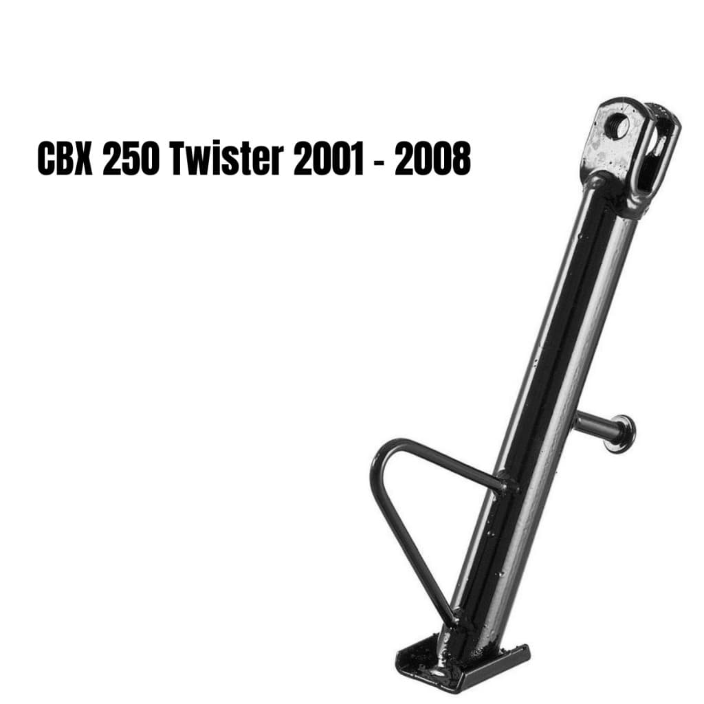 Cavalete Lateral Moto Honda Cbx 250 Twister 2001 Até 2008 Sem Borracha