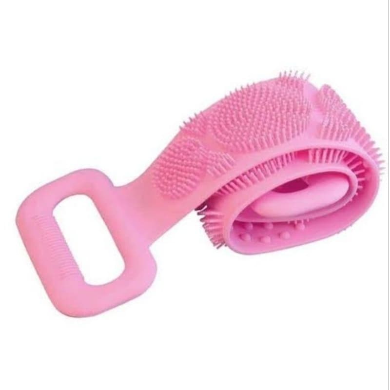 Escova de Banho Silicone Flexível , Escova Massageadora de Silicone para Banho Costas Corpo Esfoliante Limpeza Corporal