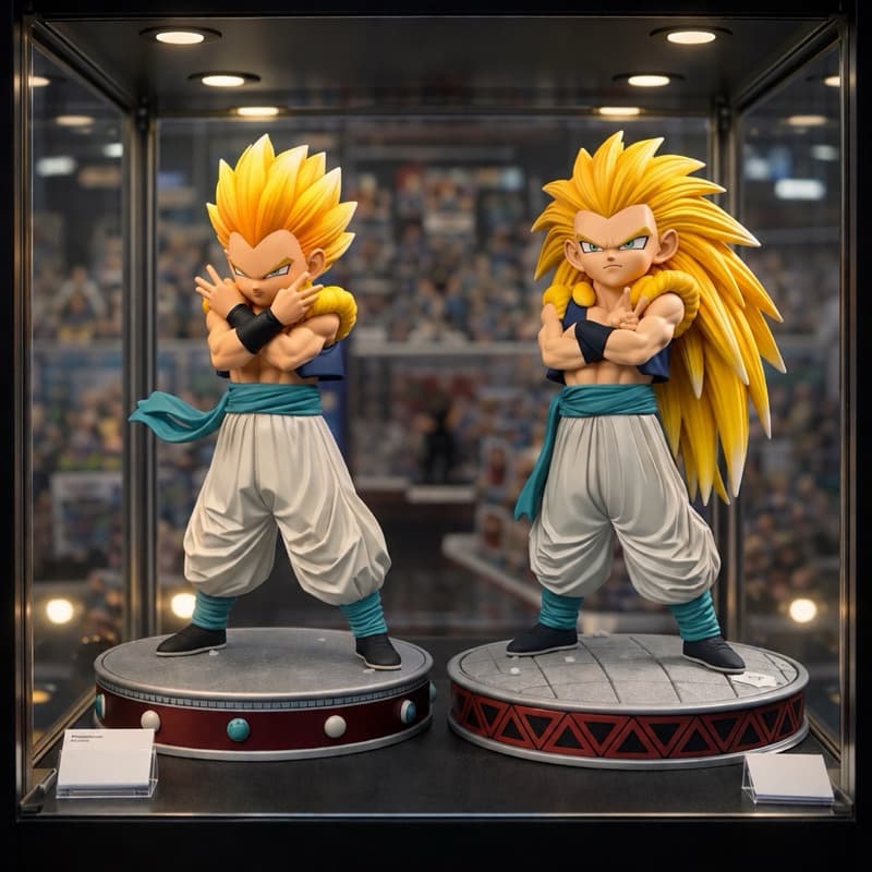 Action Figure Gotenks Fusão Goten E Trunks Super Sayajin 3 Banpresto Dragon Ball Z