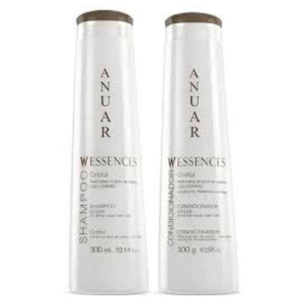 Kit Manutenção Cristal 600ml - Todos os tipos de cabelo - Uso diário - Anuar