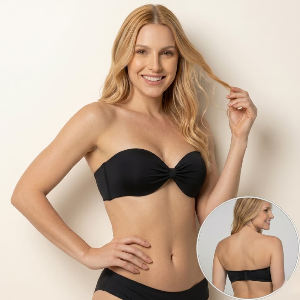 Sutiã Tomara Que Caia Feminino com Bojo Modelador Sem Alça Confortável Ajuste Perfeito e Sustentação