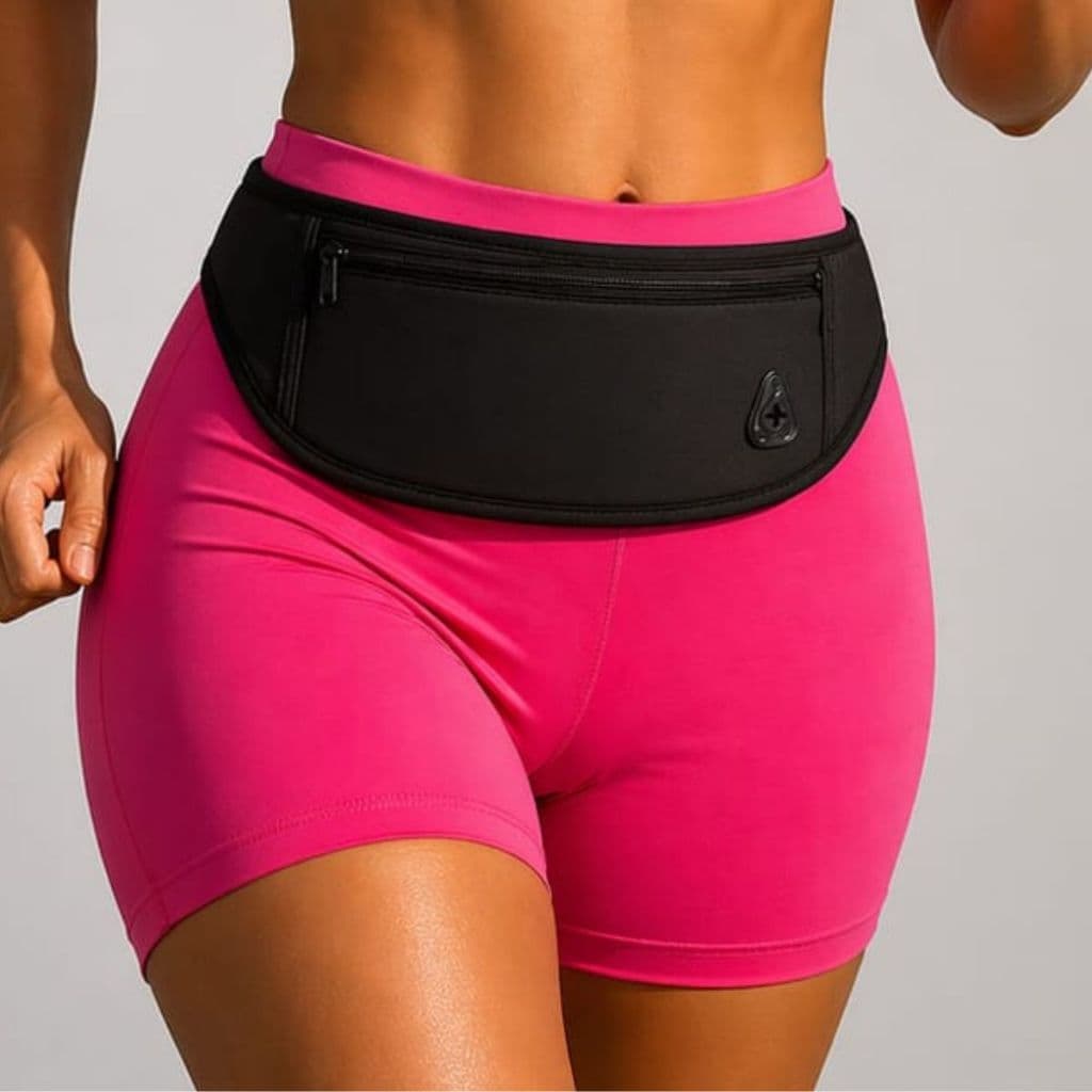 Pochete Esportiva Ajustável Impermeável Masculina e Feminina Impermeável Doleira Anti Furto