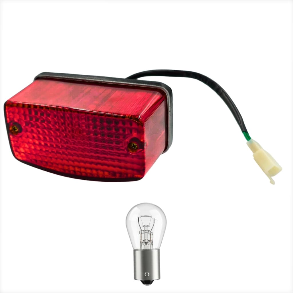 Lanterna Traseira Completa Com Fiação Honda Cg Titan 125 1995 A 1999 Today Xlr Xls 125 1984 A 1996