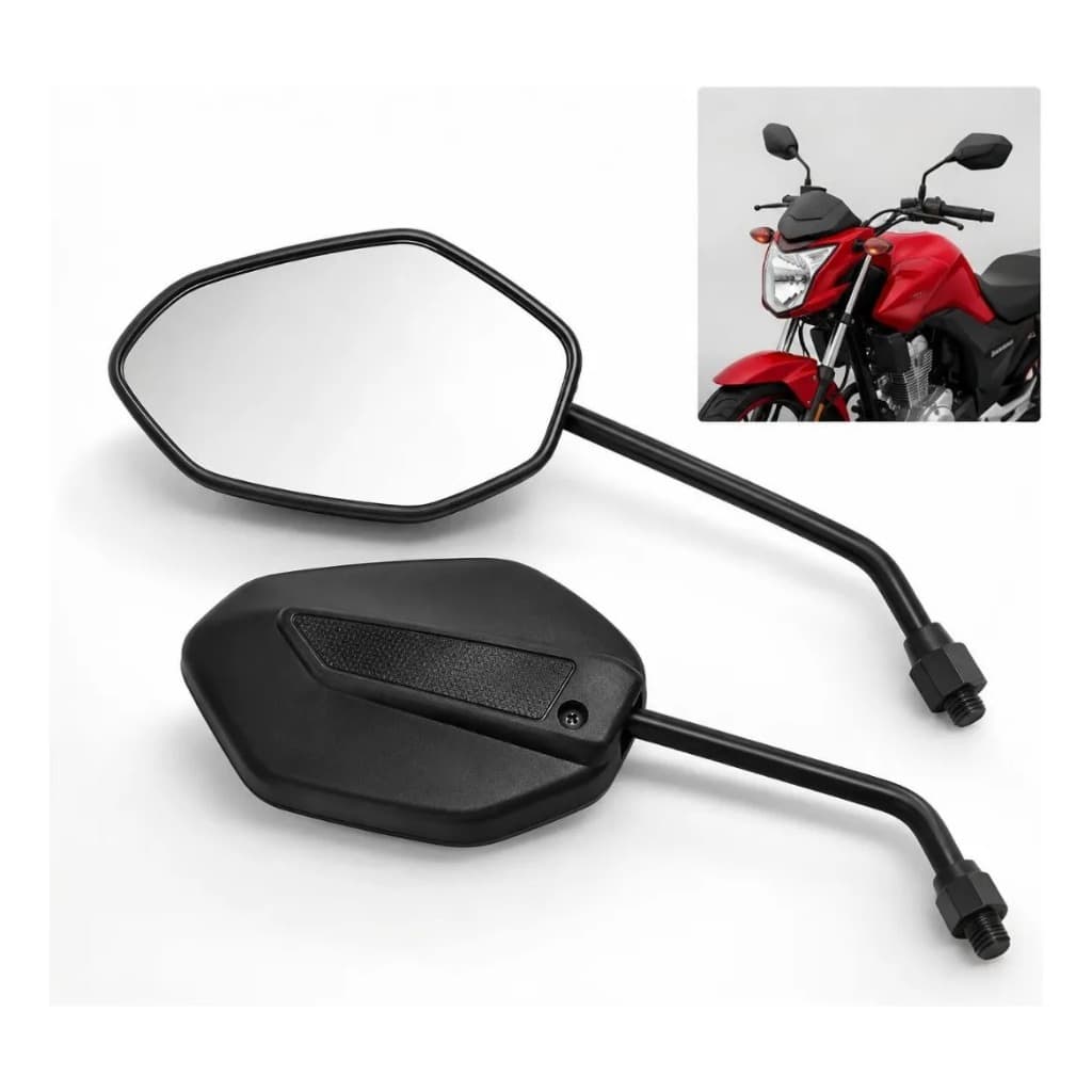 Par Espelho Retrovisor Cargo Titan Start Fan 125 150 160 Mini