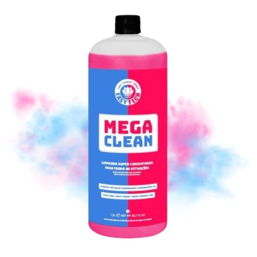 Mega Clean 1,5l Easytech Limpador Super Concentrado Automotivo Pré Lavagem Desengraxante