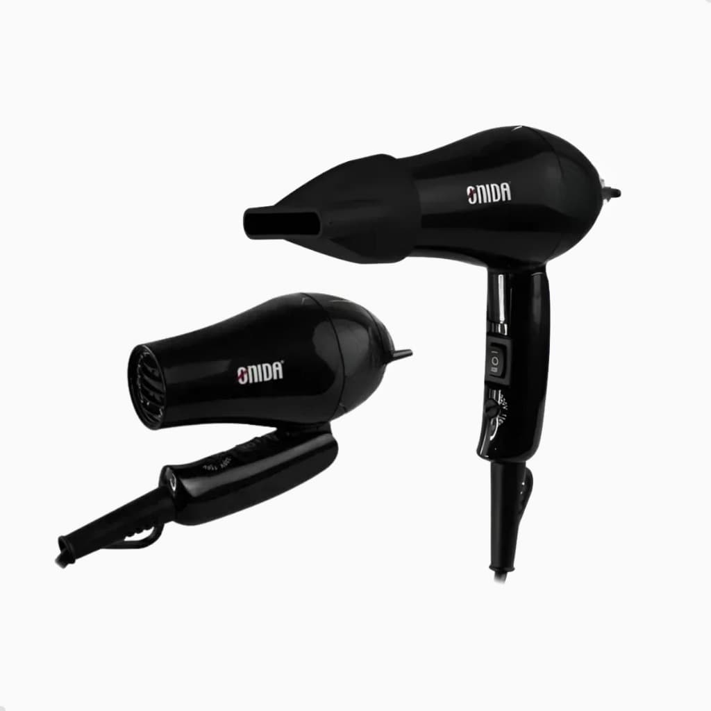 Secador de Cabelo Mini dobrável BIVOLT 3500 Watts de Potencia Para Viagem  Bolsa 110v e 220v
