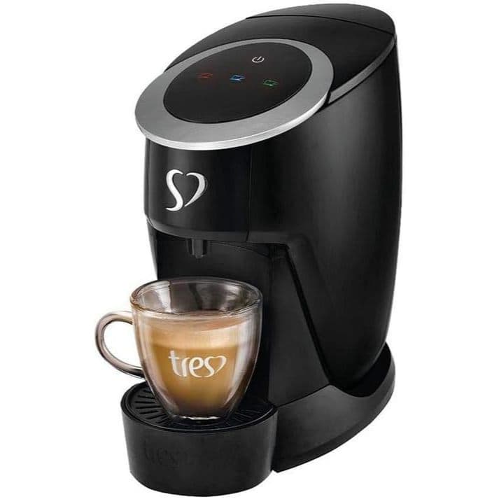 TRES Cafeteira Espresso e Multibebida Touch Preta