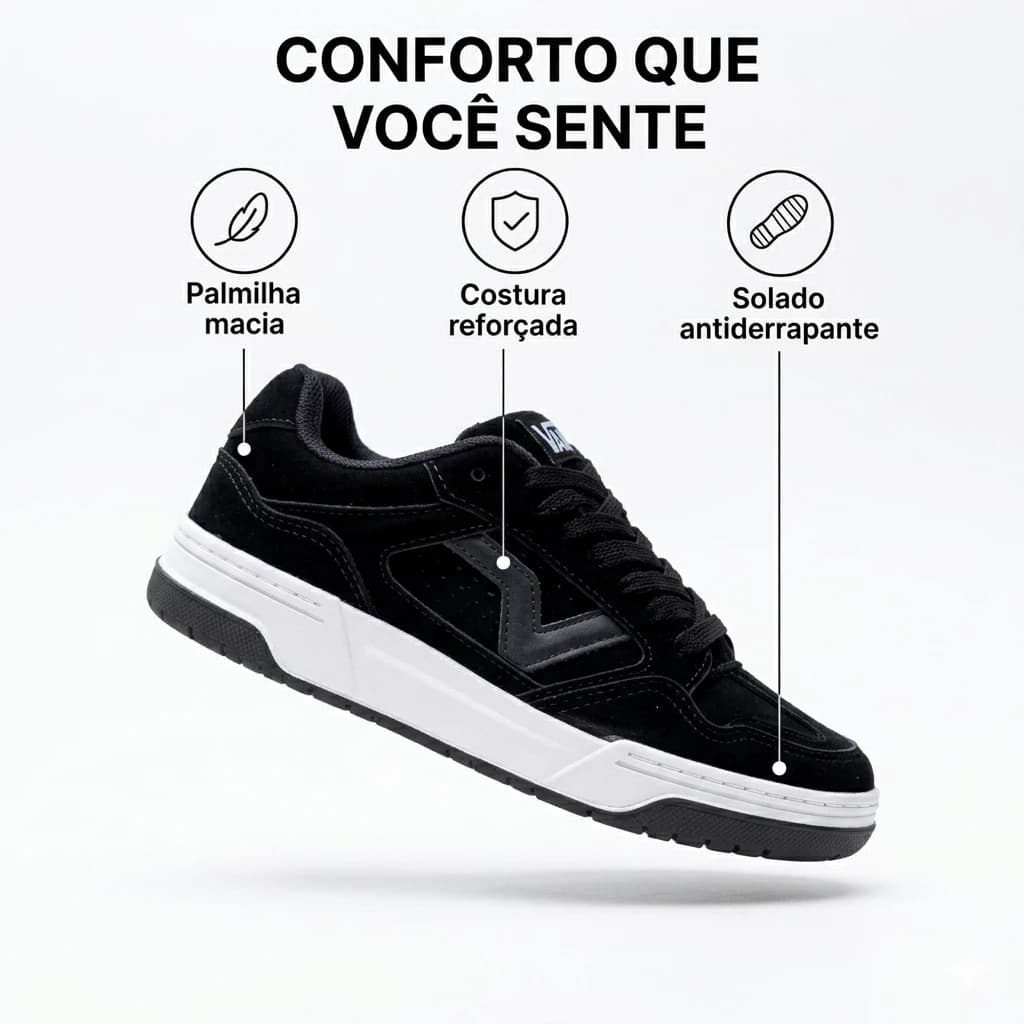 Tênis Masculino Feminino dia a dia Promoção Conforto Macio Sapatênis Novo