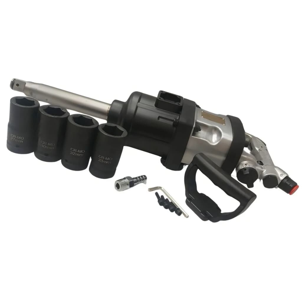 Chave de Impacto 1" Shallper Sk79 com 4 Soquetes 3200Nm Alumínio