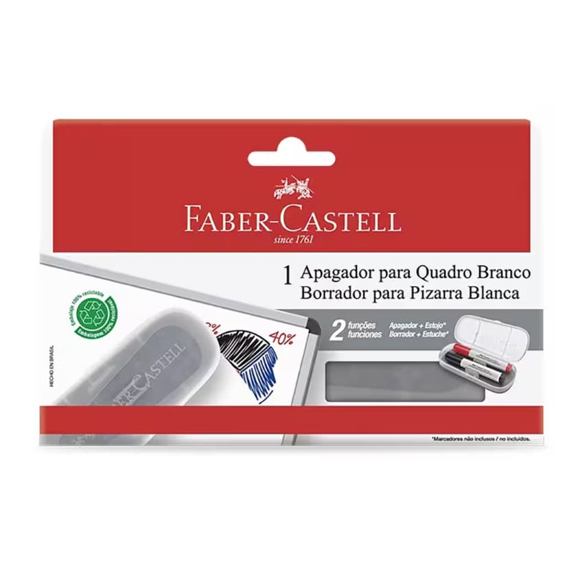 Apagador quadro branco OF/522AP Faber-Castell BT 1 UN