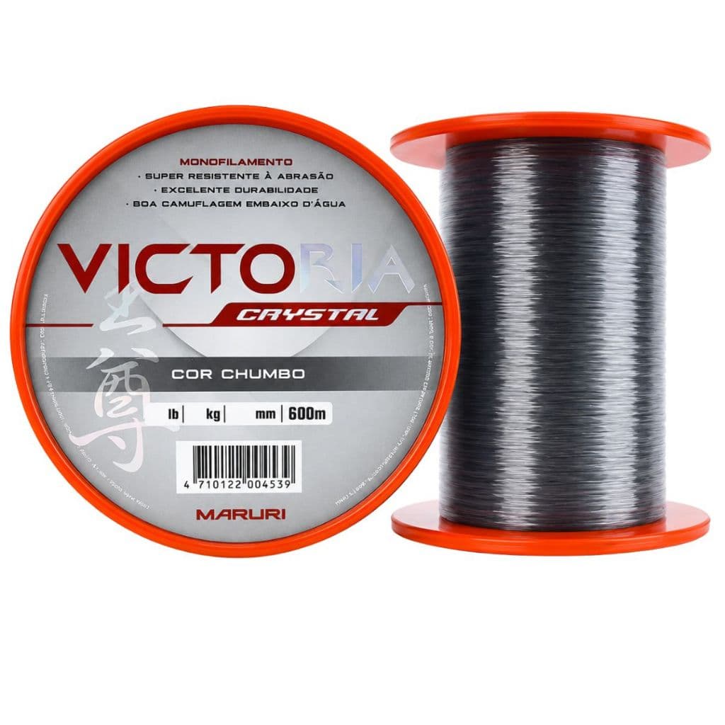 Linha para Pesca Monofilamento Maruri Victoria Carretel com 230M até 600 Metros