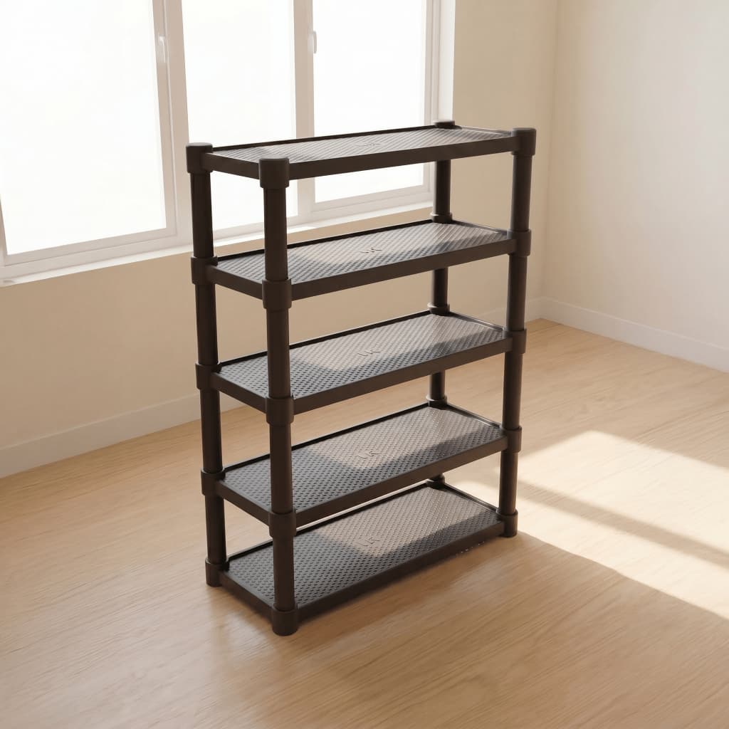 Estante Prateleira Modular Multiuso Organizadora Plástico Reforçado 5 Andares - Promoção