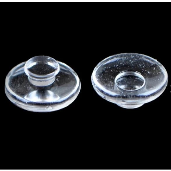 Plaqueta De Silicone Redonda Antiderrapante Para Reparo De Óculos