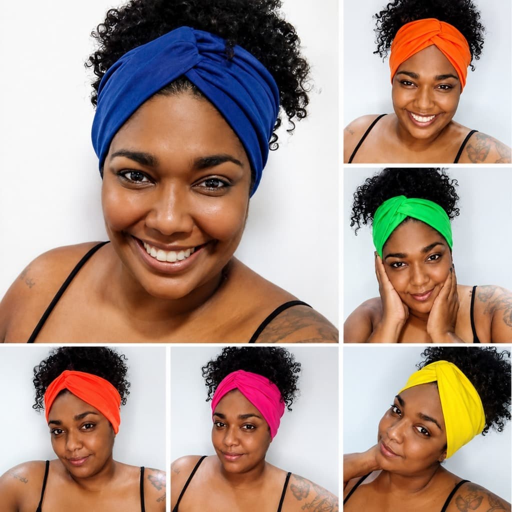 Turbante Faixa Tiara para Cabelo Moda Acessório Feminino Confortável