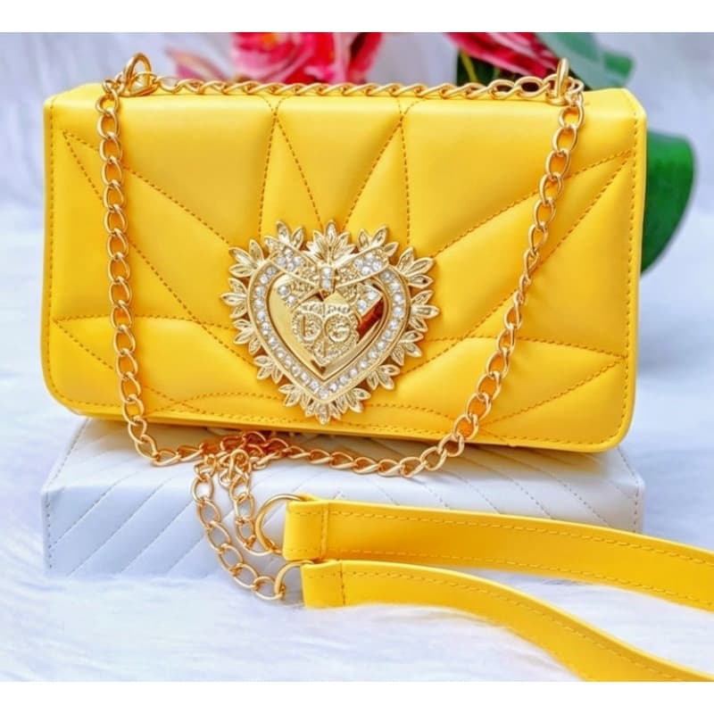 Bolsa Charm Coração Luxo