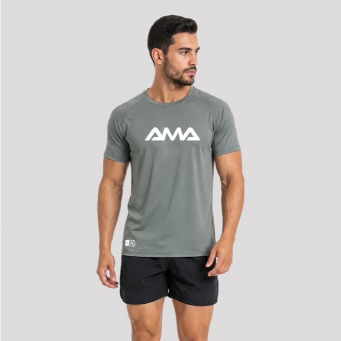 Camiseta AMA Sport Soft Ice Masculina Proteção UV Leve Macia Sensação Refrescante Treino Esportivo