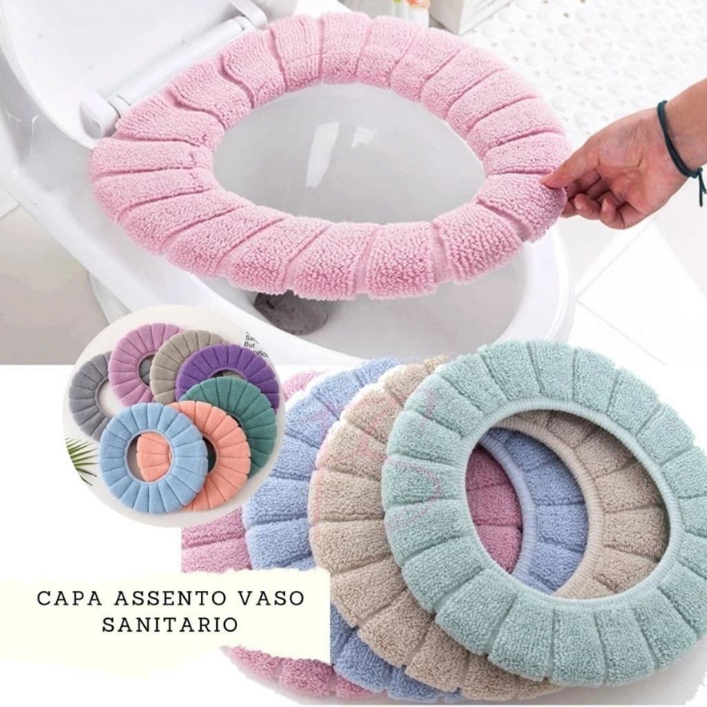 Capa De Assento De Vaso Sanitário Almofada Sanitária Confortável Lavável Para Banheiro Duhome