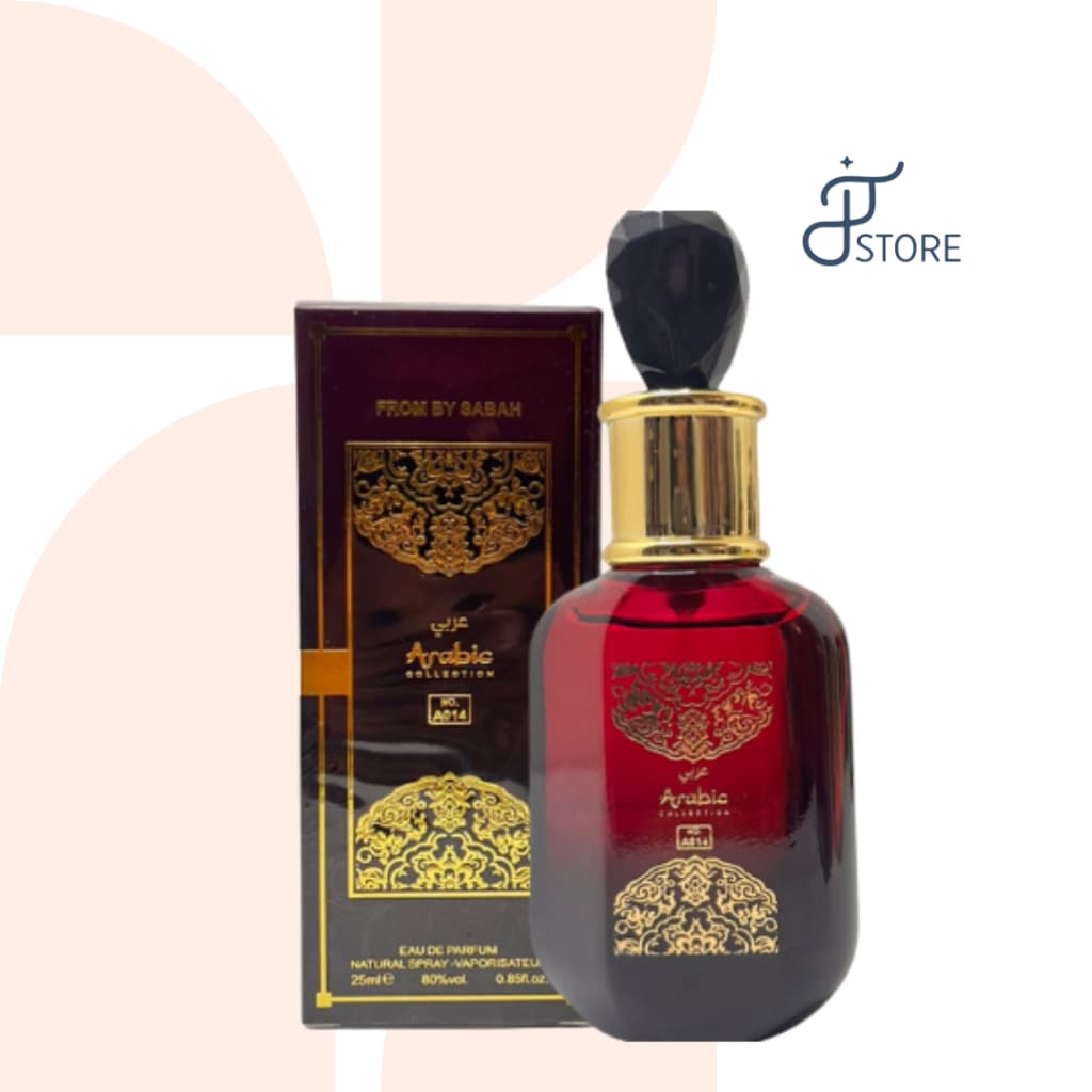 Perfume Importado Brand Collection (A014) Arabic Oriental Floral Sabah Intenso Noite Feminino 25ml