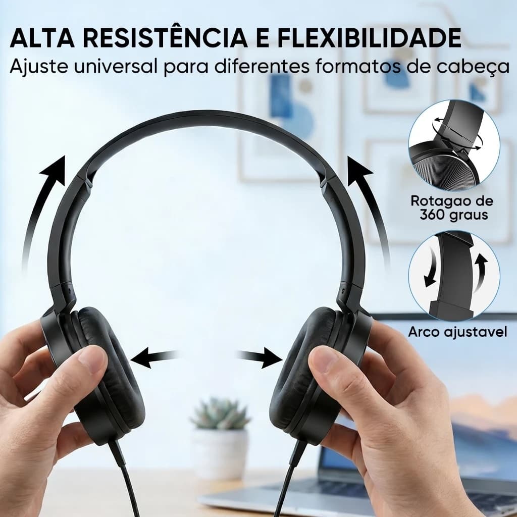 Fone de Ouvido com fio Multifuncional Inova