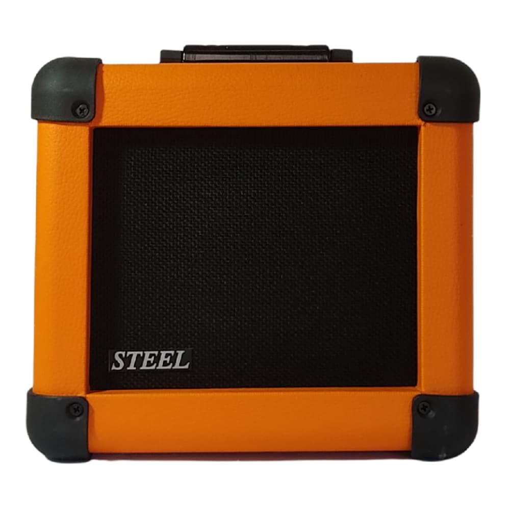 Cubo Amplificador Guitarra E-Sound Steel 20GT 15W Laranja Bivolt Estudo