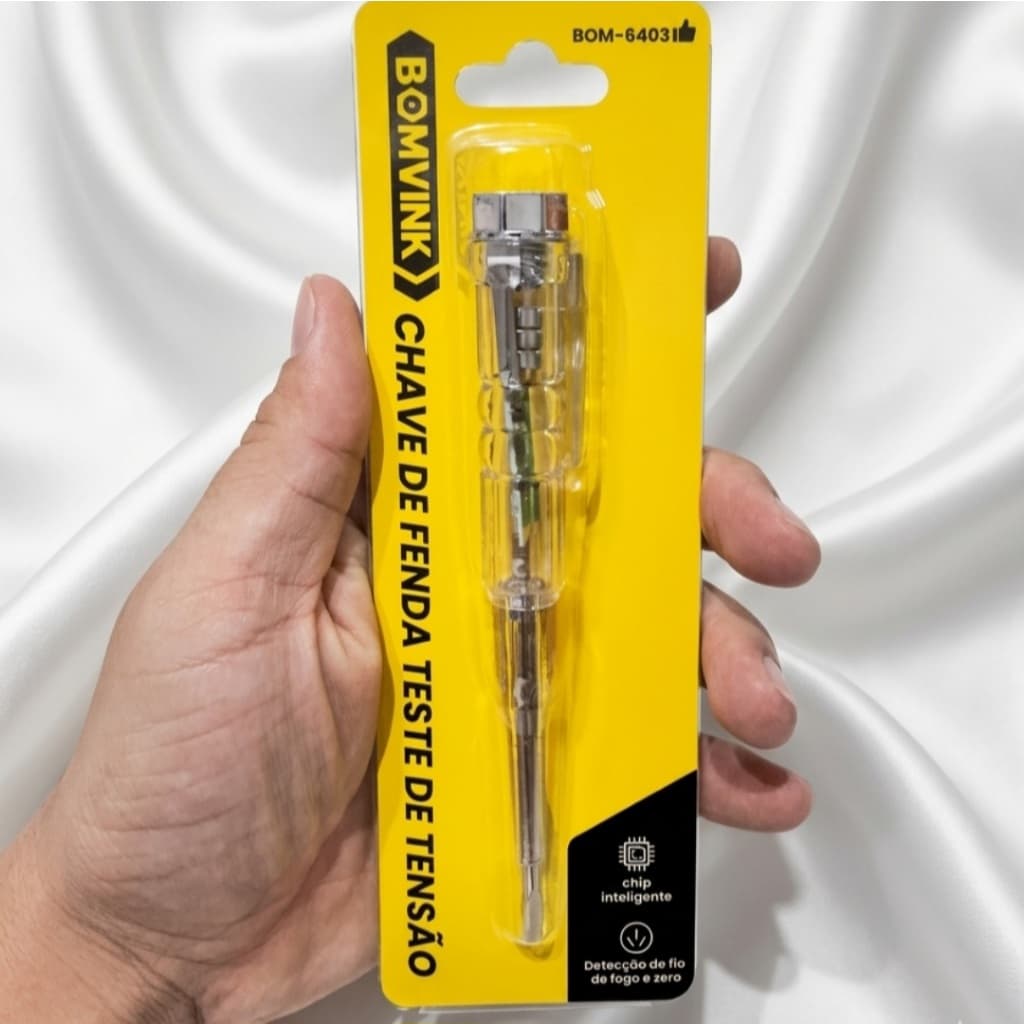 Chave de Fenda Teste de Tensão Bomvink - BOM-6403