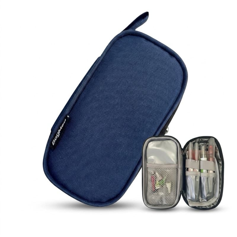 Estojo Térmico Azul para Insulina BagMed | Portátil, Seguro e Elegante