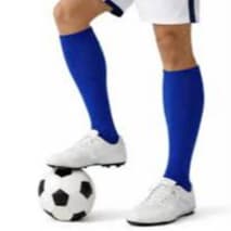 Meião Futebol Futsal Society Masculino Esportivo Azul Conforto