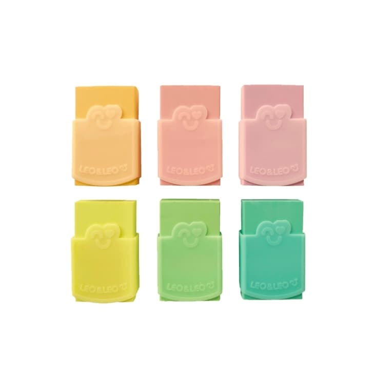 Borracha Plástica Color Pastel Trend C/Capa Leo&Leo Não Tóxico e Fácil de Usar