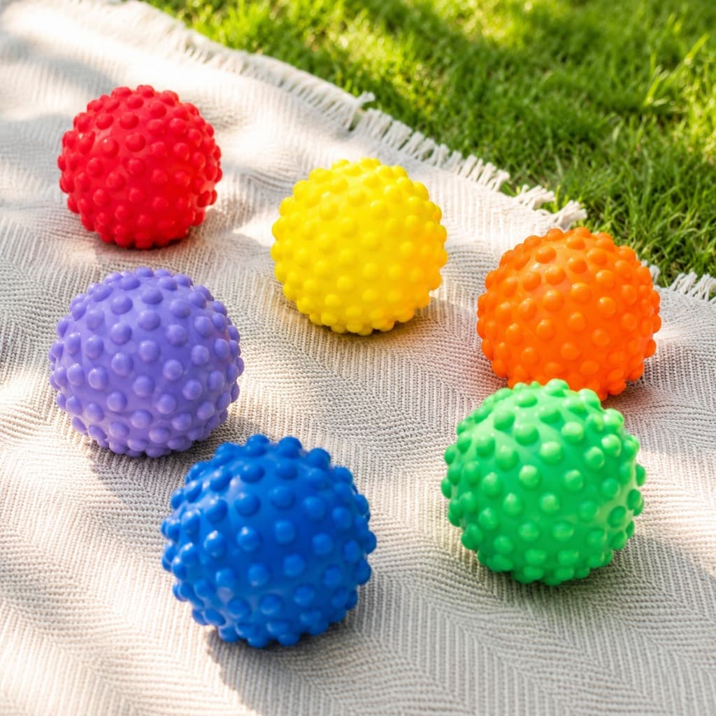 Bolinha Anti Stress Massageadora Cravos Alívio Estresse Mãos