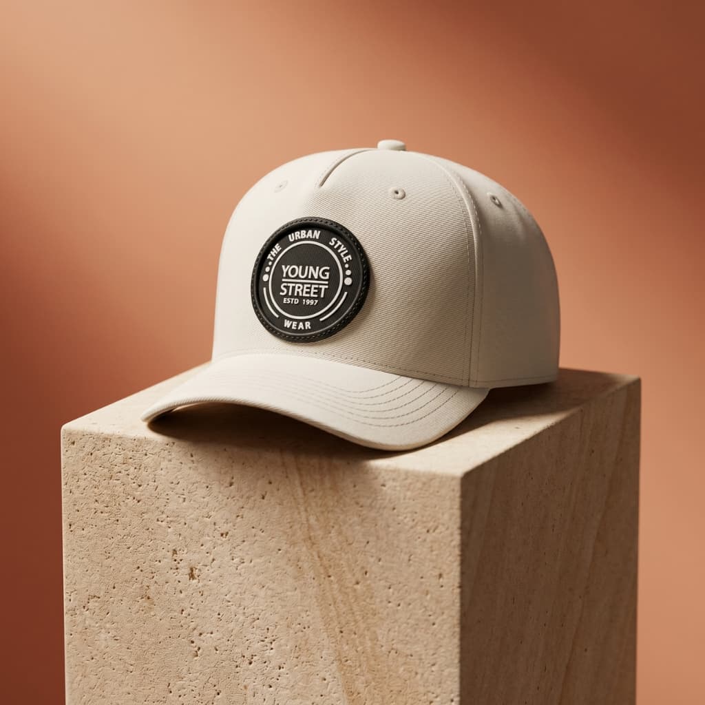 Boné The Urban Style Trucker Bordado Young Street Fechado Aba Curva Ajuste Fitão