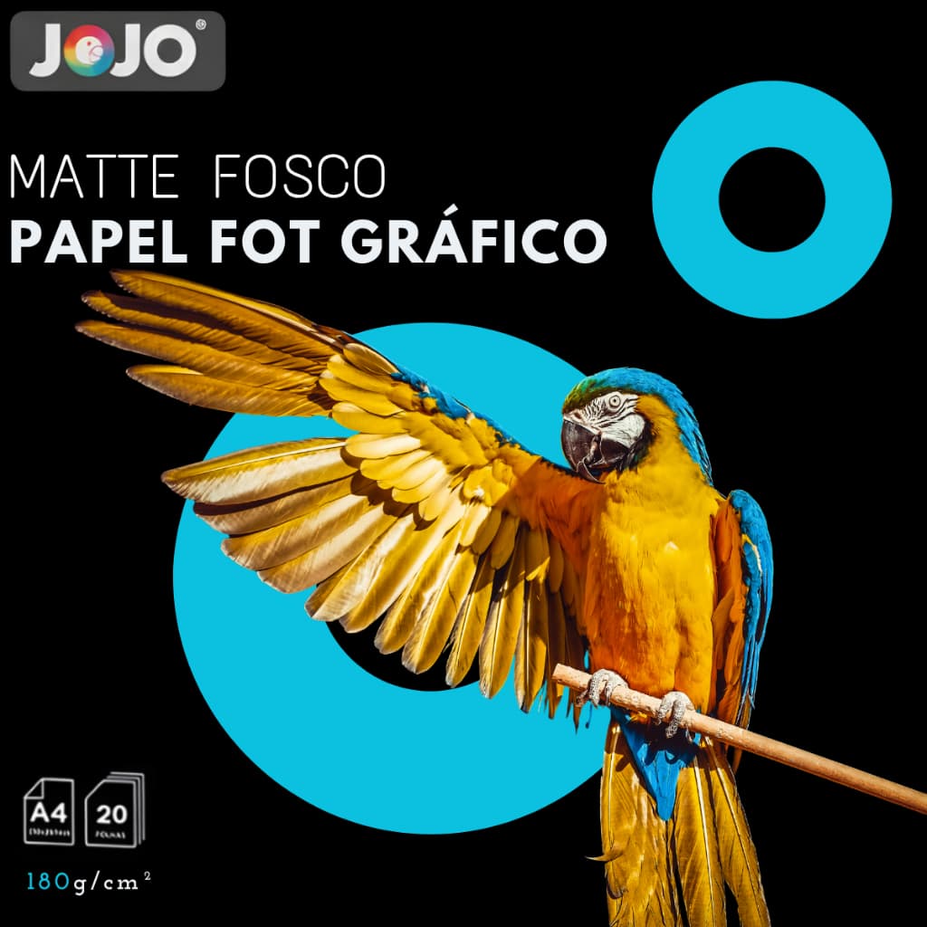 Folhas Papel Fotográfico 180g Matte Fosco Premium Line RESISTENTE a água