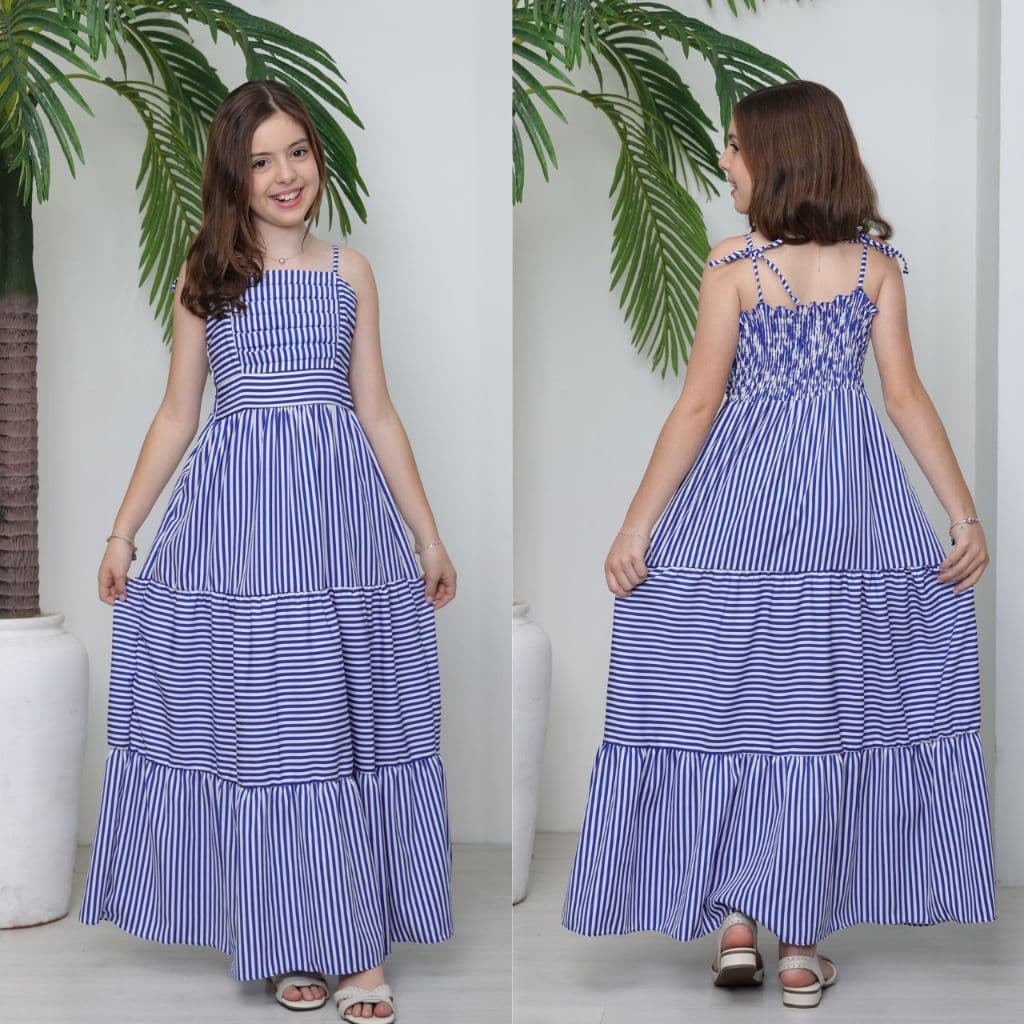 VESTIDO INFANTO JUVENIL PARA MENINAS DO 10 AO 16 ANOS ,CONFORTAVEL E ELEGANTE