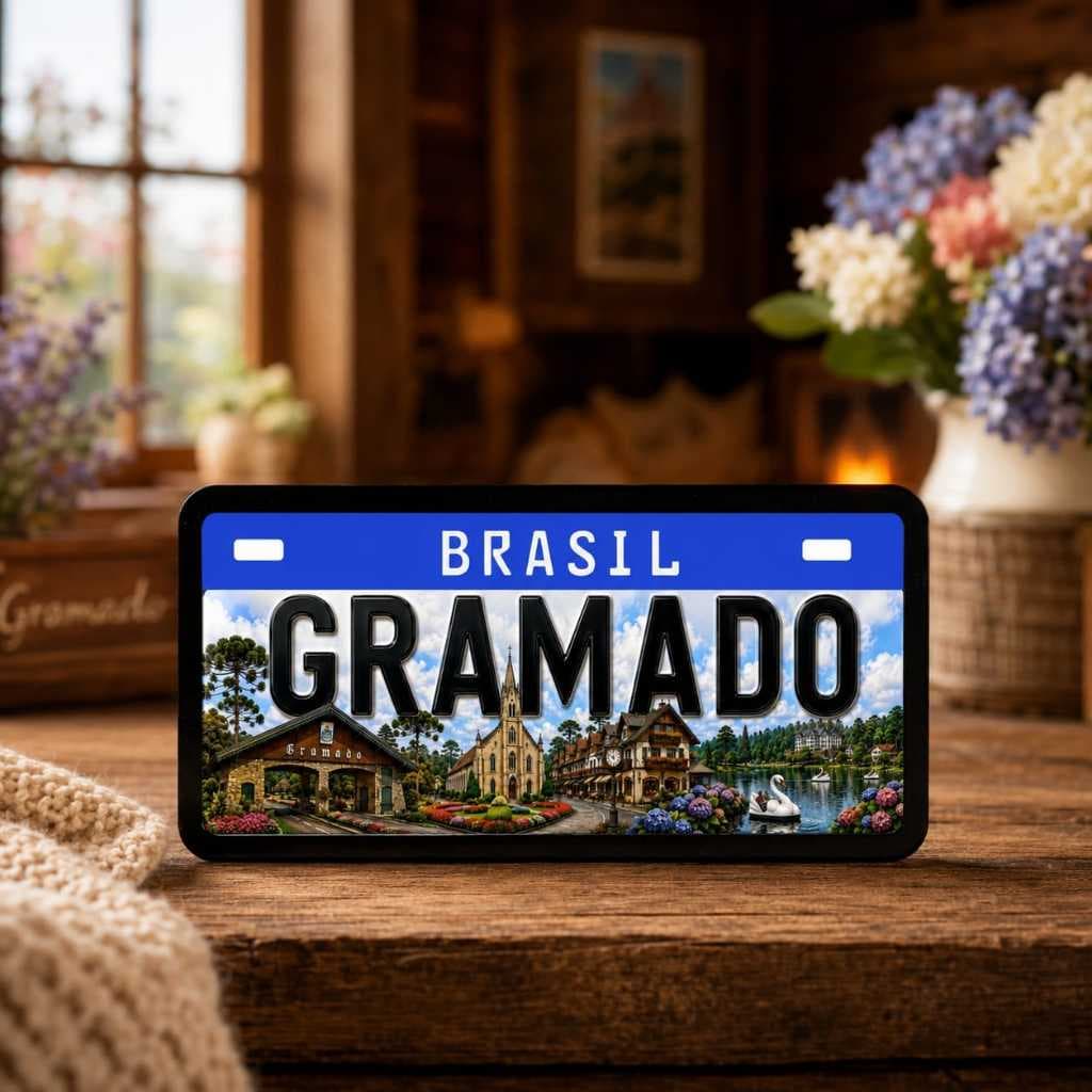 Imã de geladeira Gramado decorativo turistico souvenir lembrancinha