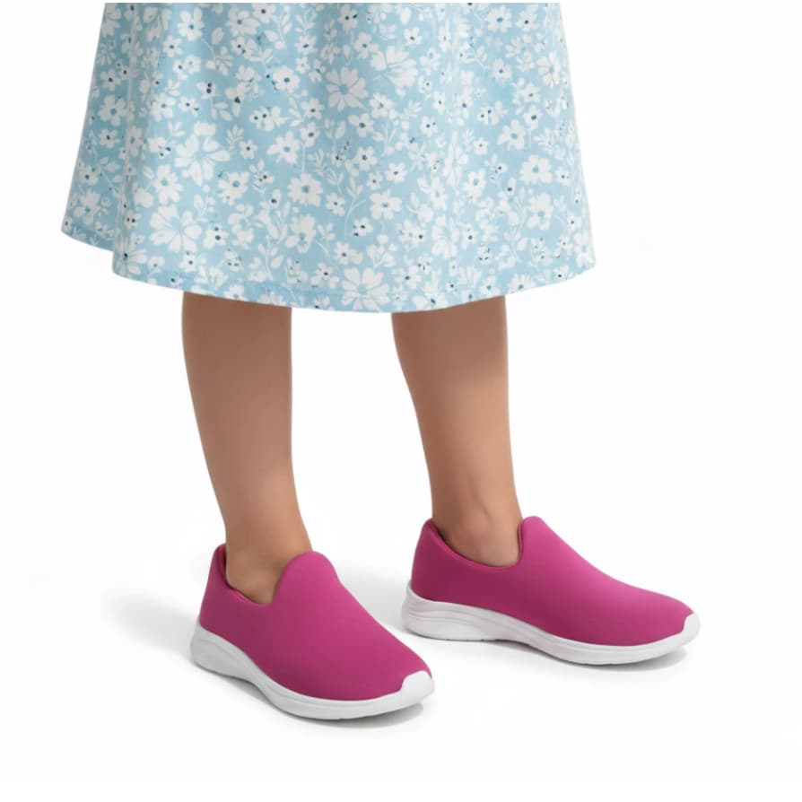 Tenis Calce Fácil Infantil Super Confortável Menina do 22 ao 33 Pink