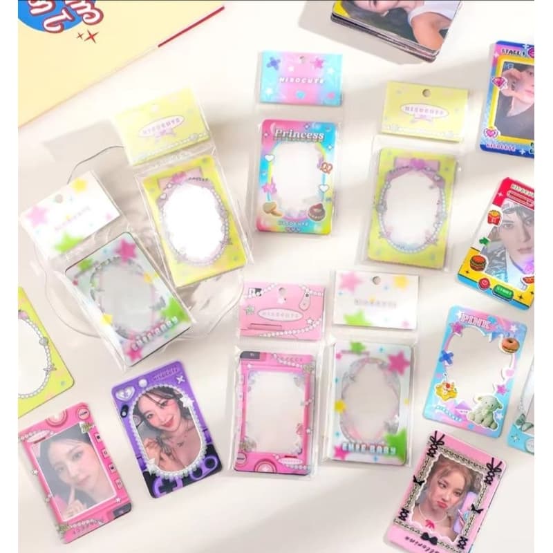 10 pçs Molduras Para Photocard Kpop Idol Binder Sleeve